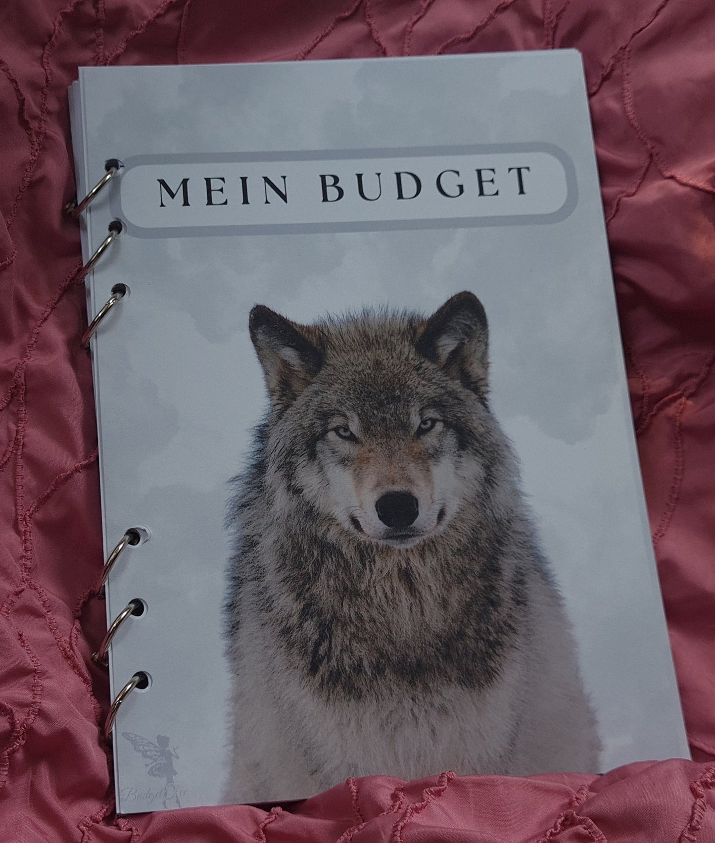 Budgetplaner in A5 mit Wolf und Erweiterungsmöglichkeiten