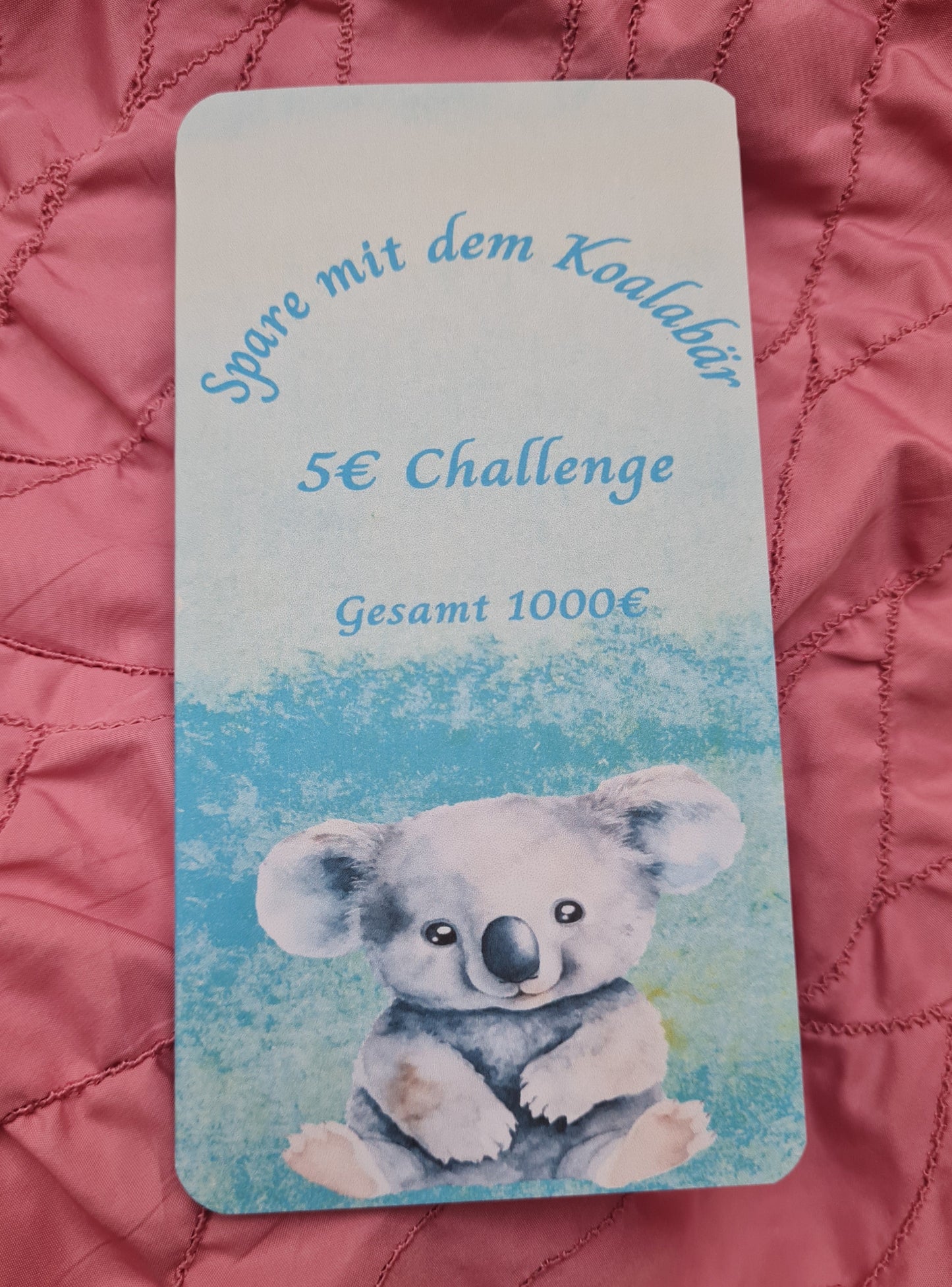 Spare mit der 5 Euro Koala Challenge 1000€
