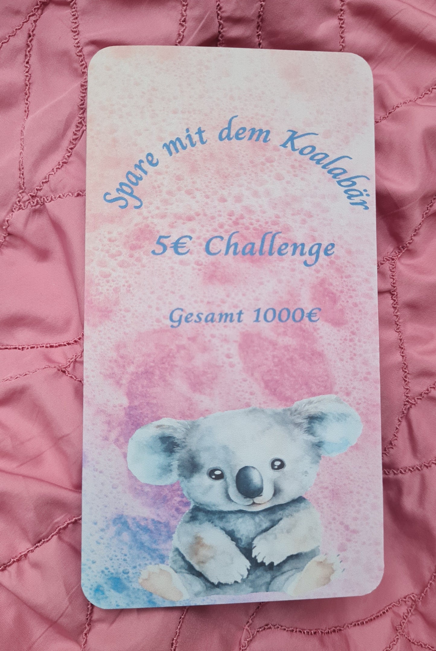 Spare mit der 5 Euro Koala Challenge 1000€