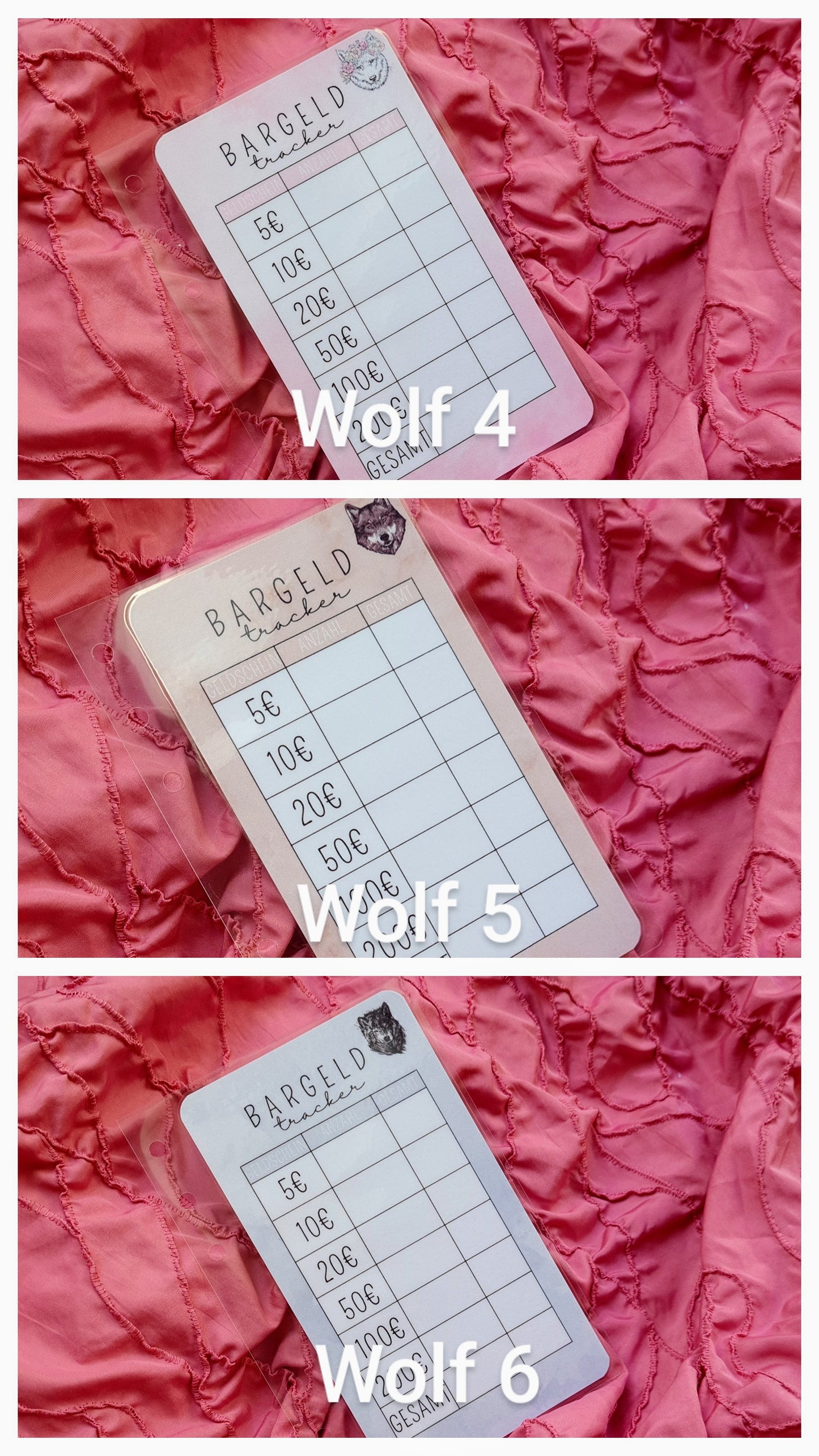 Bargeld - Tracker im Wolf Design