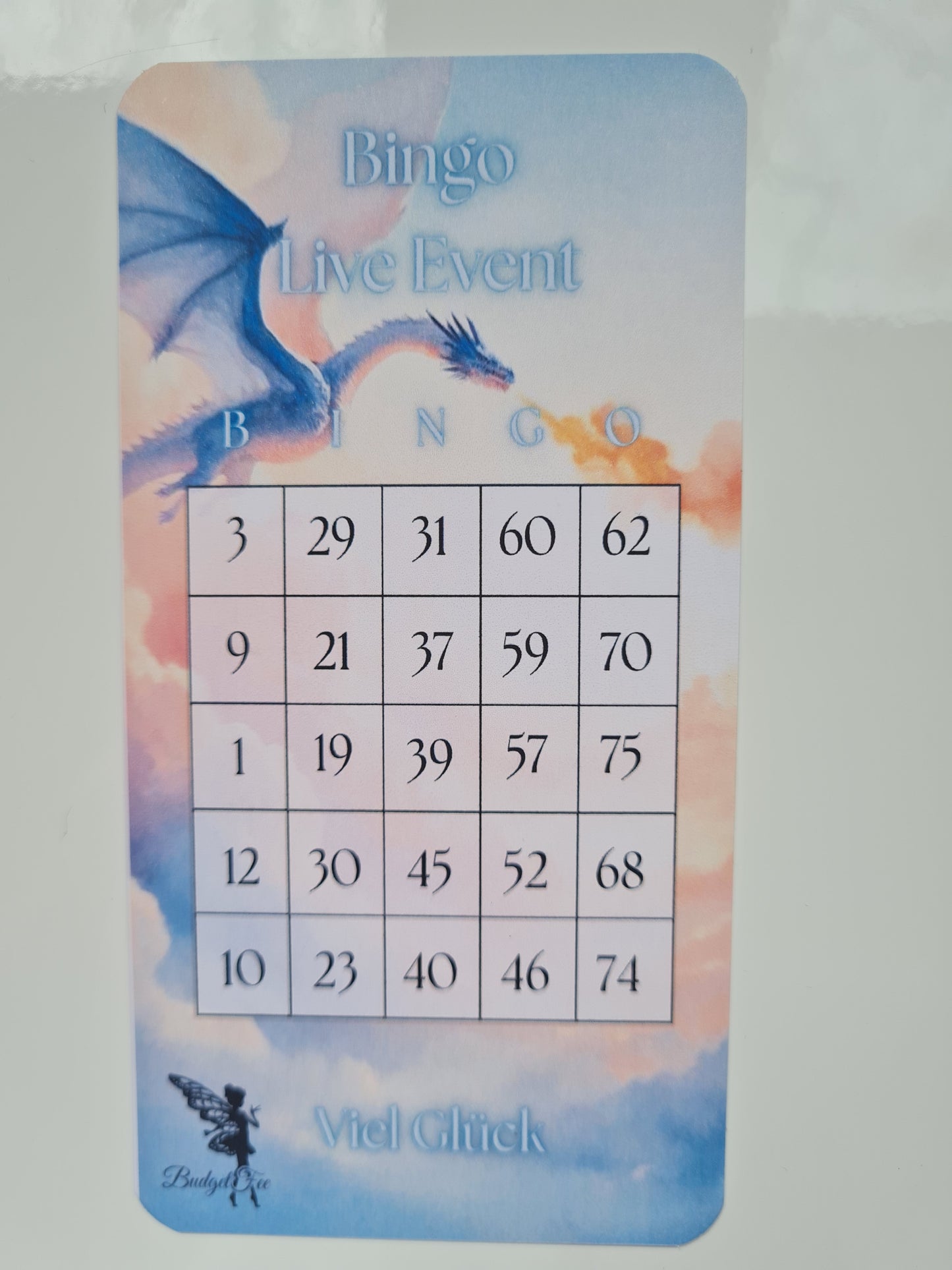 Bingo Karten für meine Live Events auf TikTok - jetzt im neuen Designs