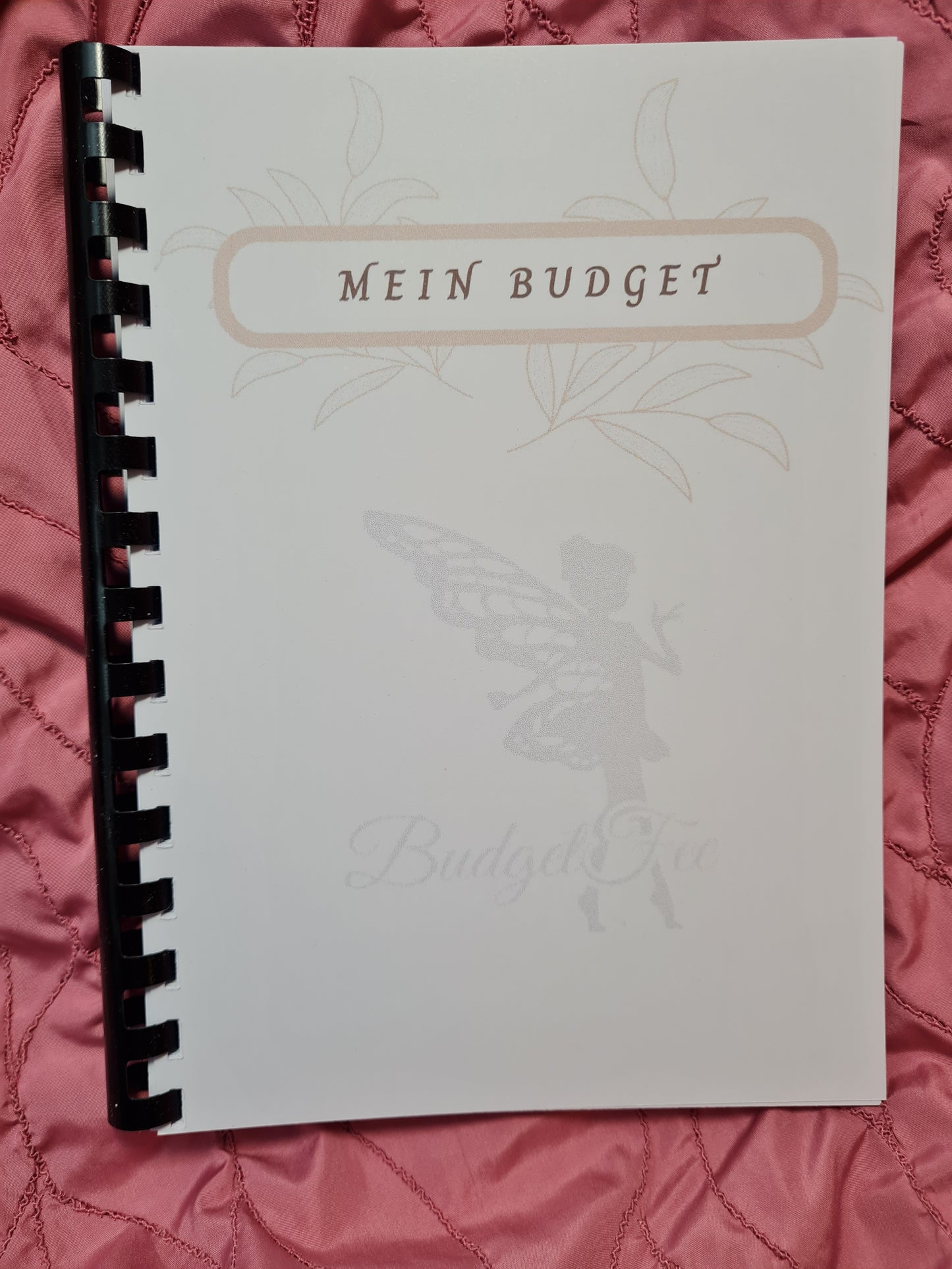 Budgetplaner / Haushaltsbuch in A5 im schlichten Design
