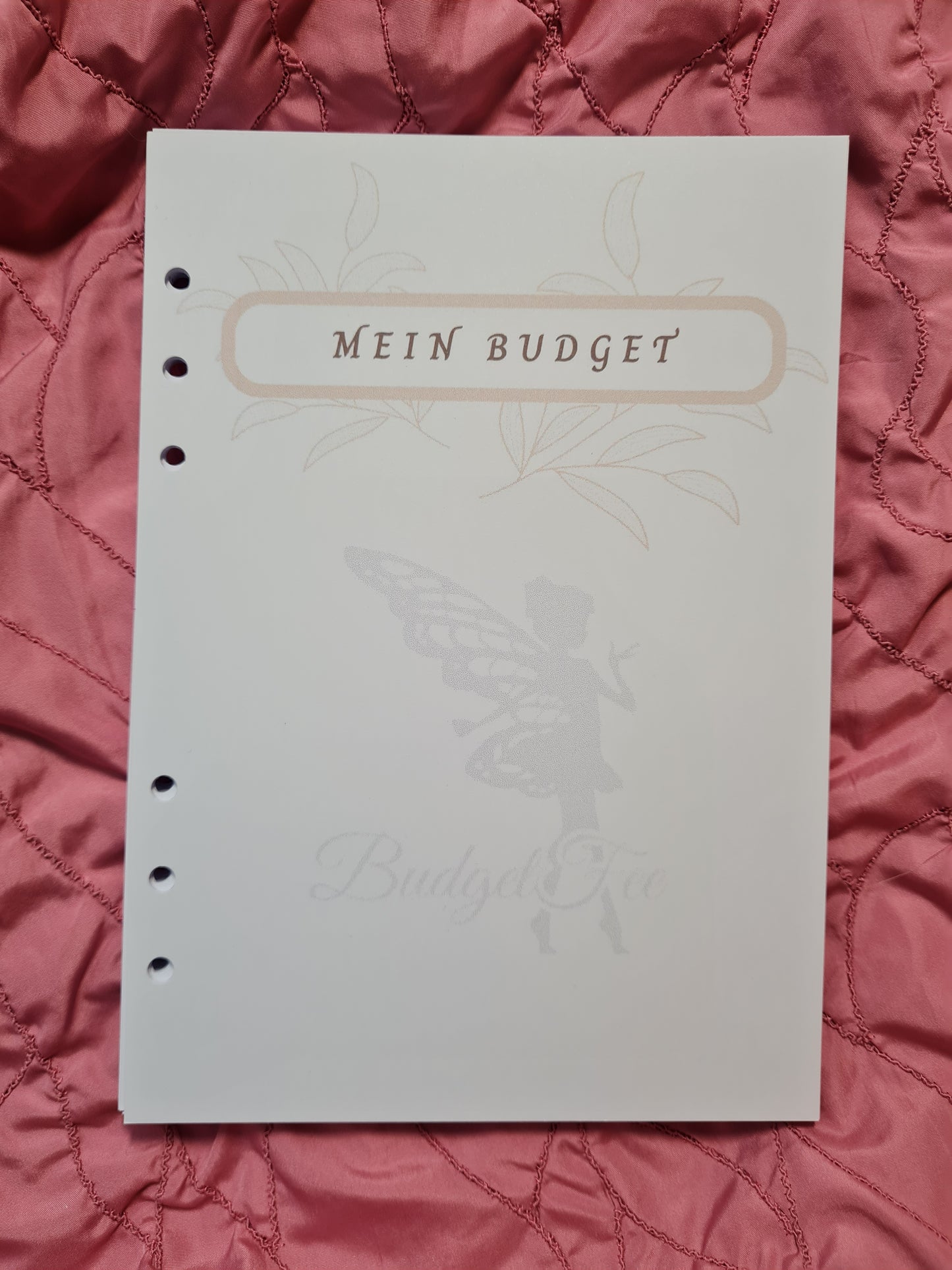 Budgetplaner / Haushaltsbuch in A5 im schlichten Design