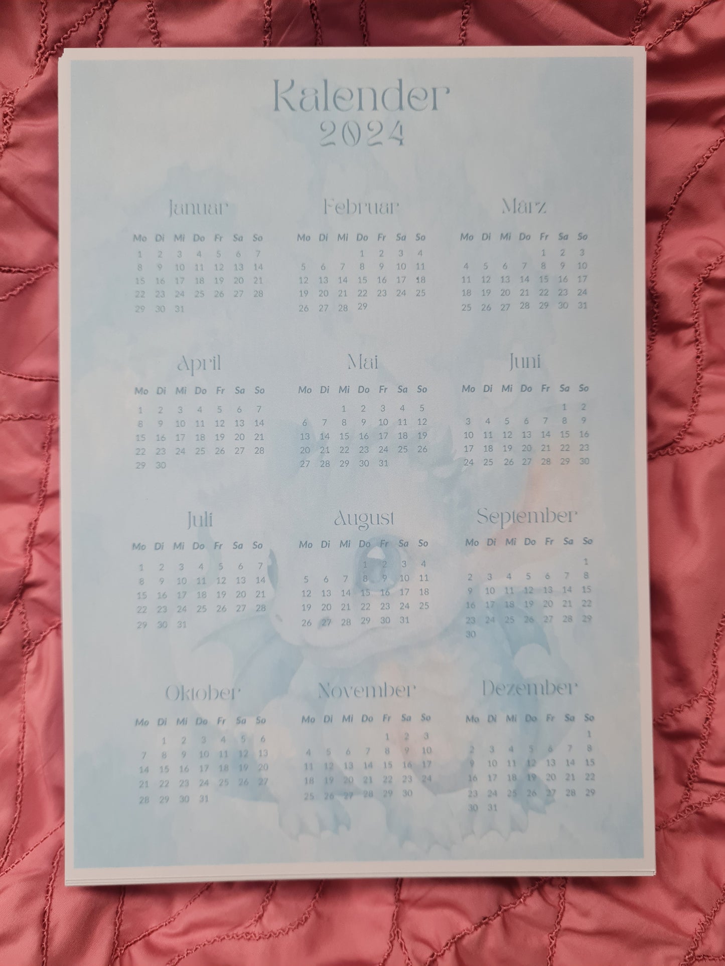 Kalender 2024 in A5